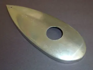 Piper PA18 Super Cub Style, Shock Cord Cover End Plate, Replica Part - 9 1/2"